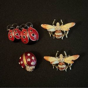 Bug Brooch Lot